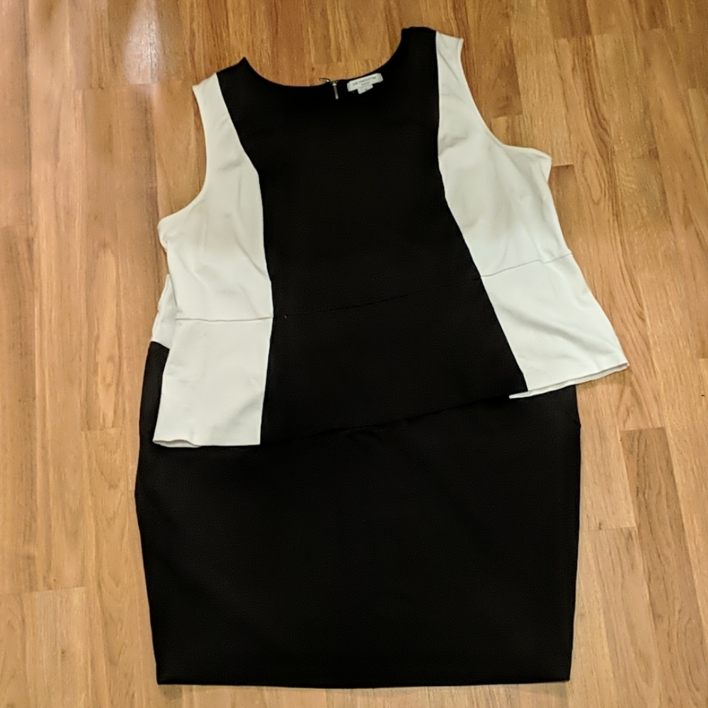 BOGO Liz Claiborne 3X Black & White Skirt Set